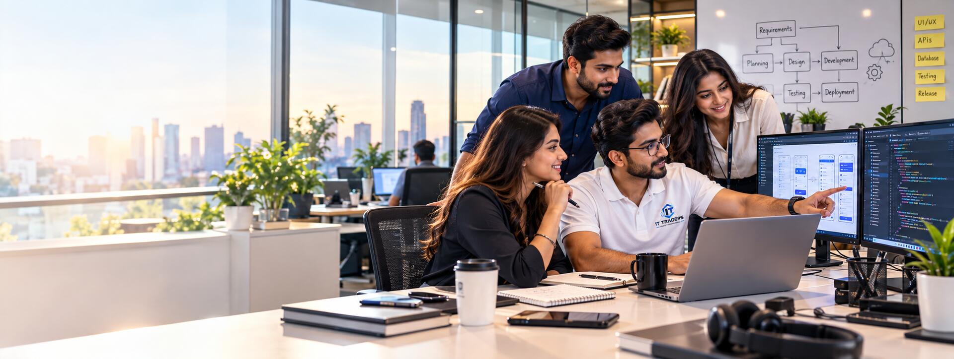 IT Traders custom software development team building business applications
