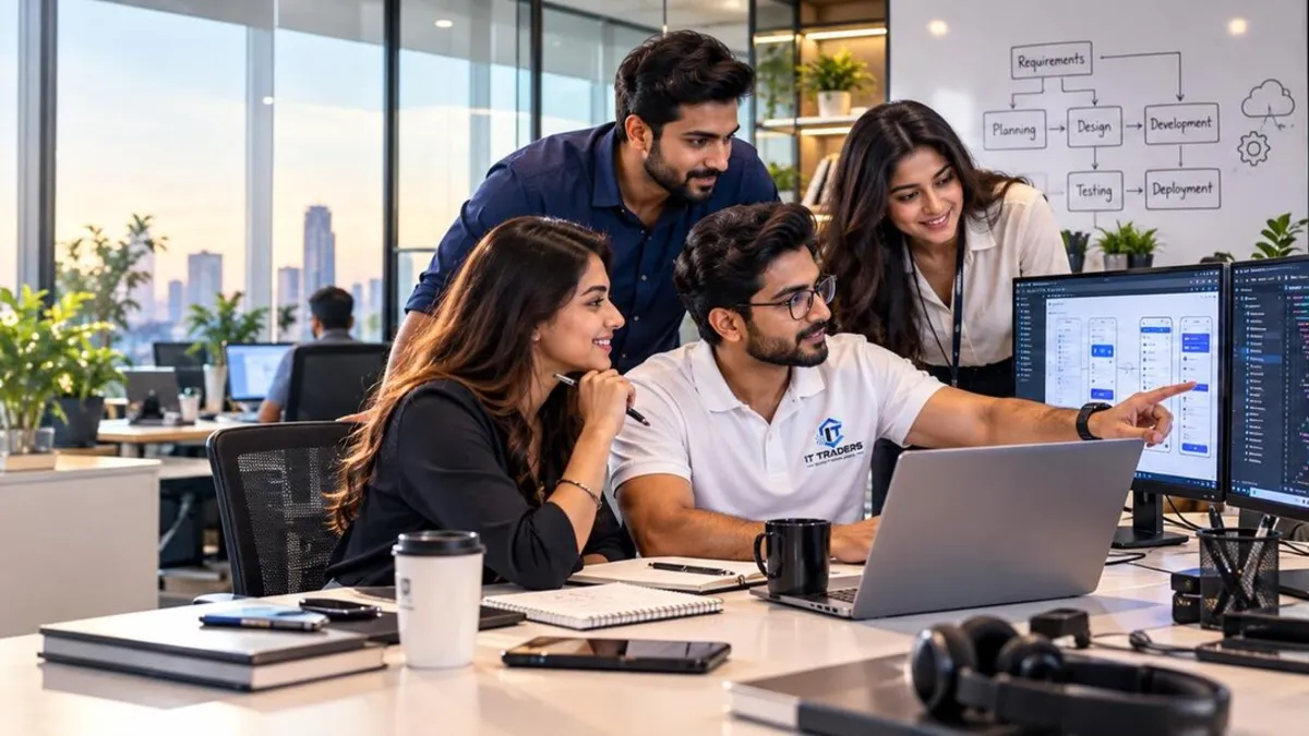 IT Traders custom software development team building business applications